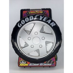 Goodyear Tire Rolling Car Carrying Case USED Holds 80 1/64‎ Diecast Hot Wheel...